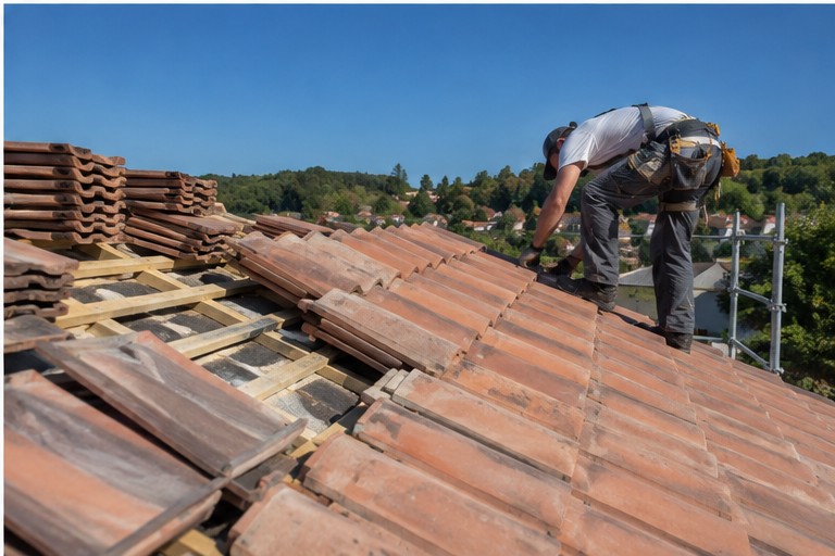 Couvreur à Mainxe-Gondeville - chantier toiture 4